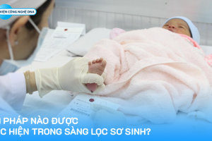 Biện pháp nào được thực hiện trong sàng lọc sơ sinh?